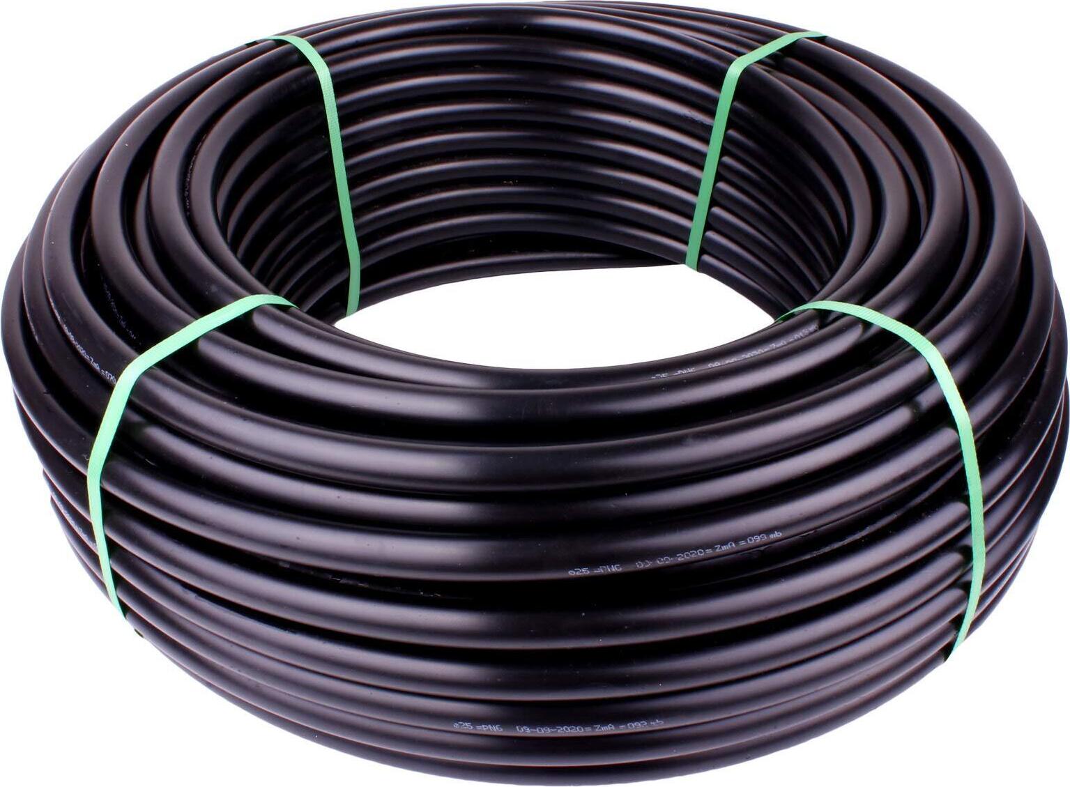 Verdone PE Rohr 25 mm PN6 Verlegerohr Wasserleitung Versorgungsleitung Bewässerung 25 mm x 75 m RPE-25-PN6-75