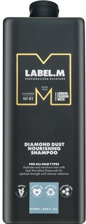 Label.M Diamond Dust Vyživujúci šampón pre jemnosť a lesk 1000 ml