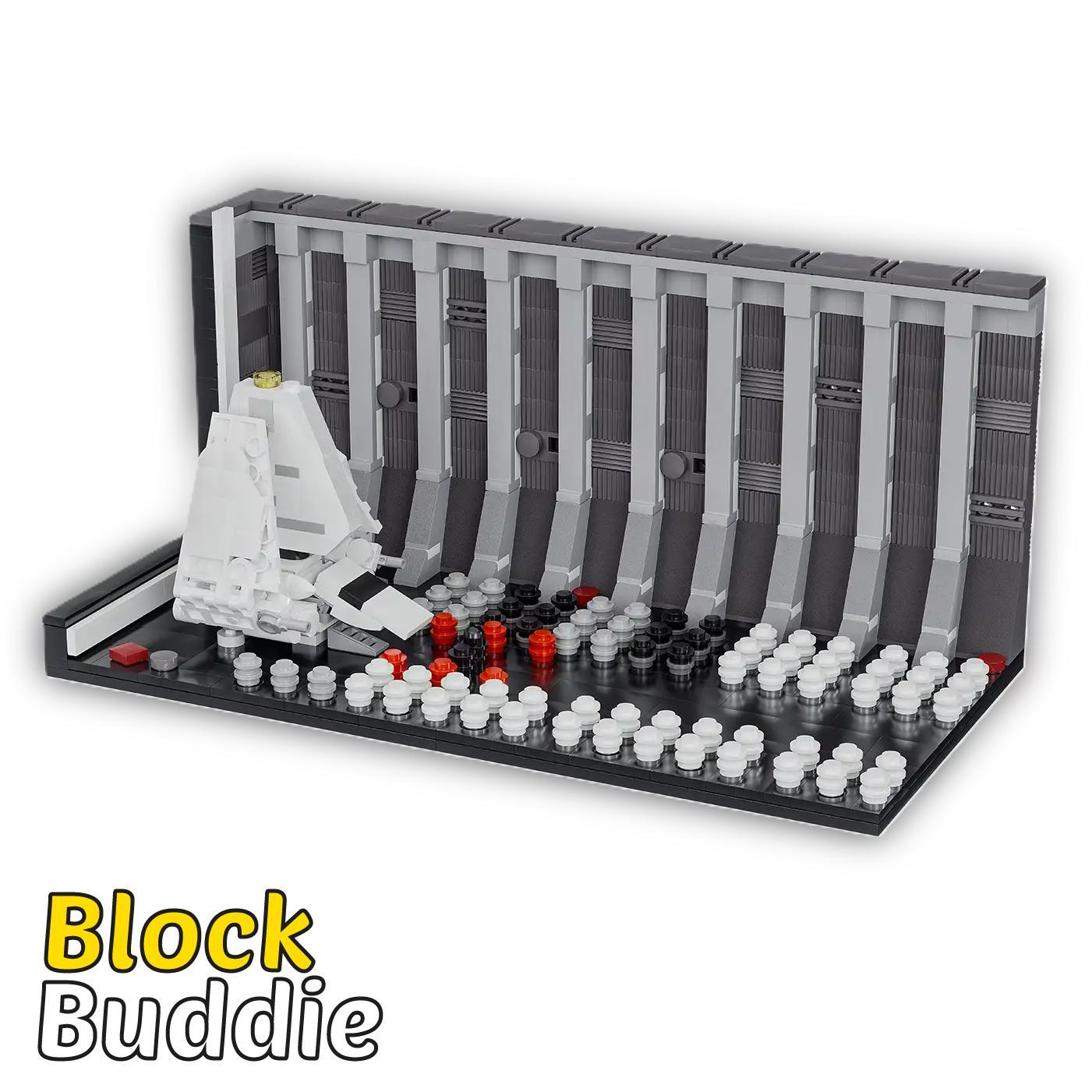 Modbrix Todesstern Imperator Ankunft Diorama Bausteine Set 928 Teile Klemmbausteine