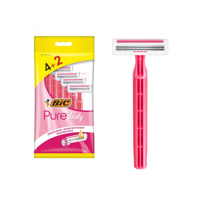 Bicro Rasierer rein 3 rosa pl 4+2 bic