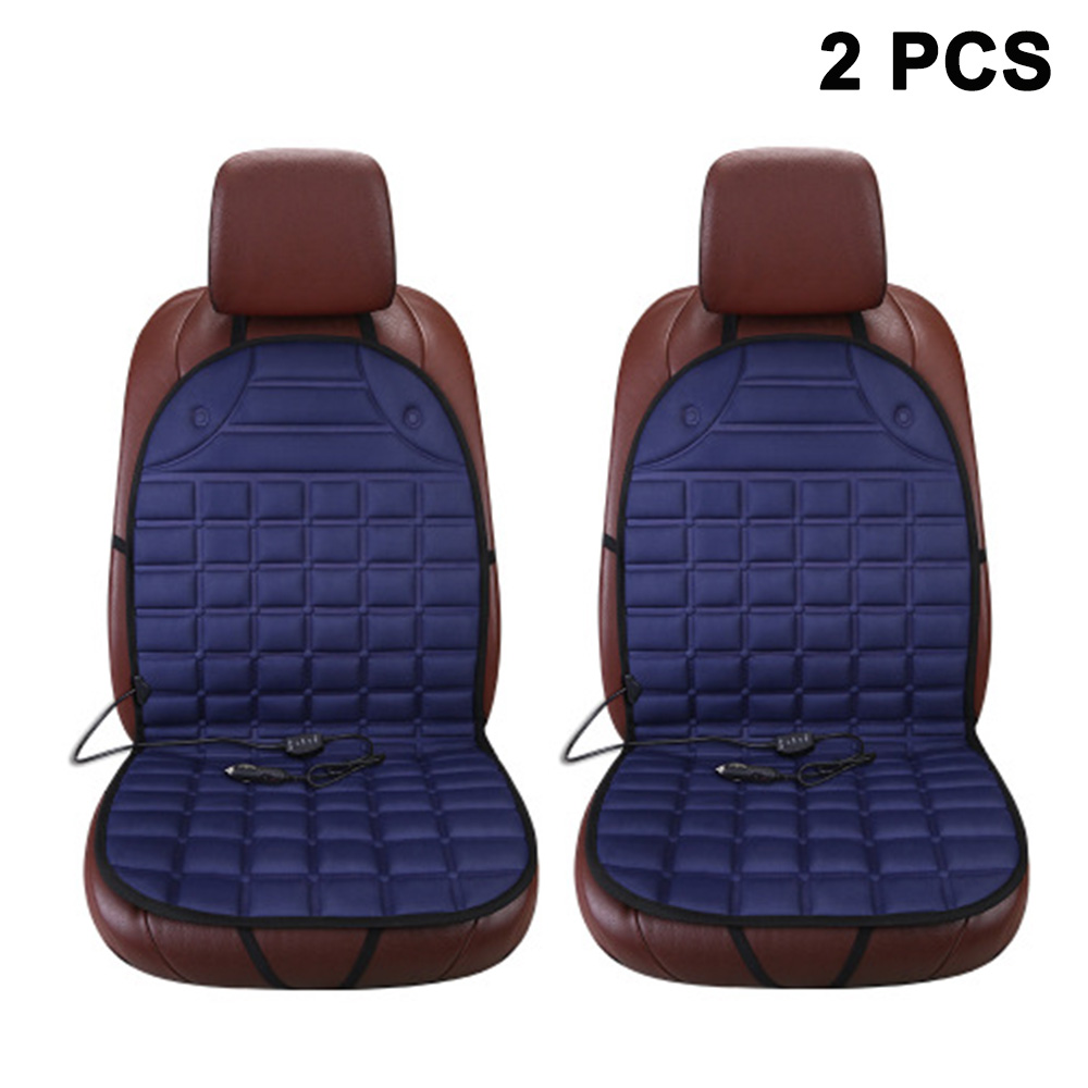 Premium Sitzauflage beheizbar, Modell Caldo - Sitzlehne & Sitzfläche  individuell beheizbar, 2 Heizstufen wählbar, Auto Sitzheizung mit  12-Volt-Stecker