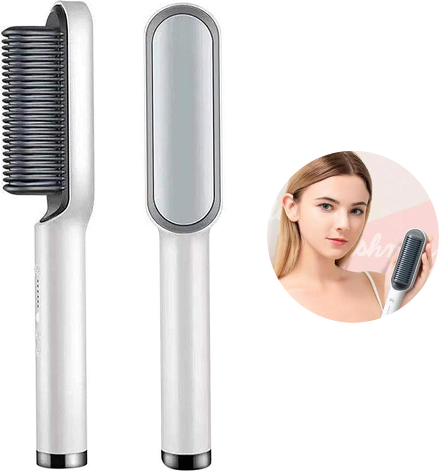 Vctitil Glätteisen-Kamm – V-Form, Hitzebeständig Bis 200°C, Zum DIY-Styling Zuhause