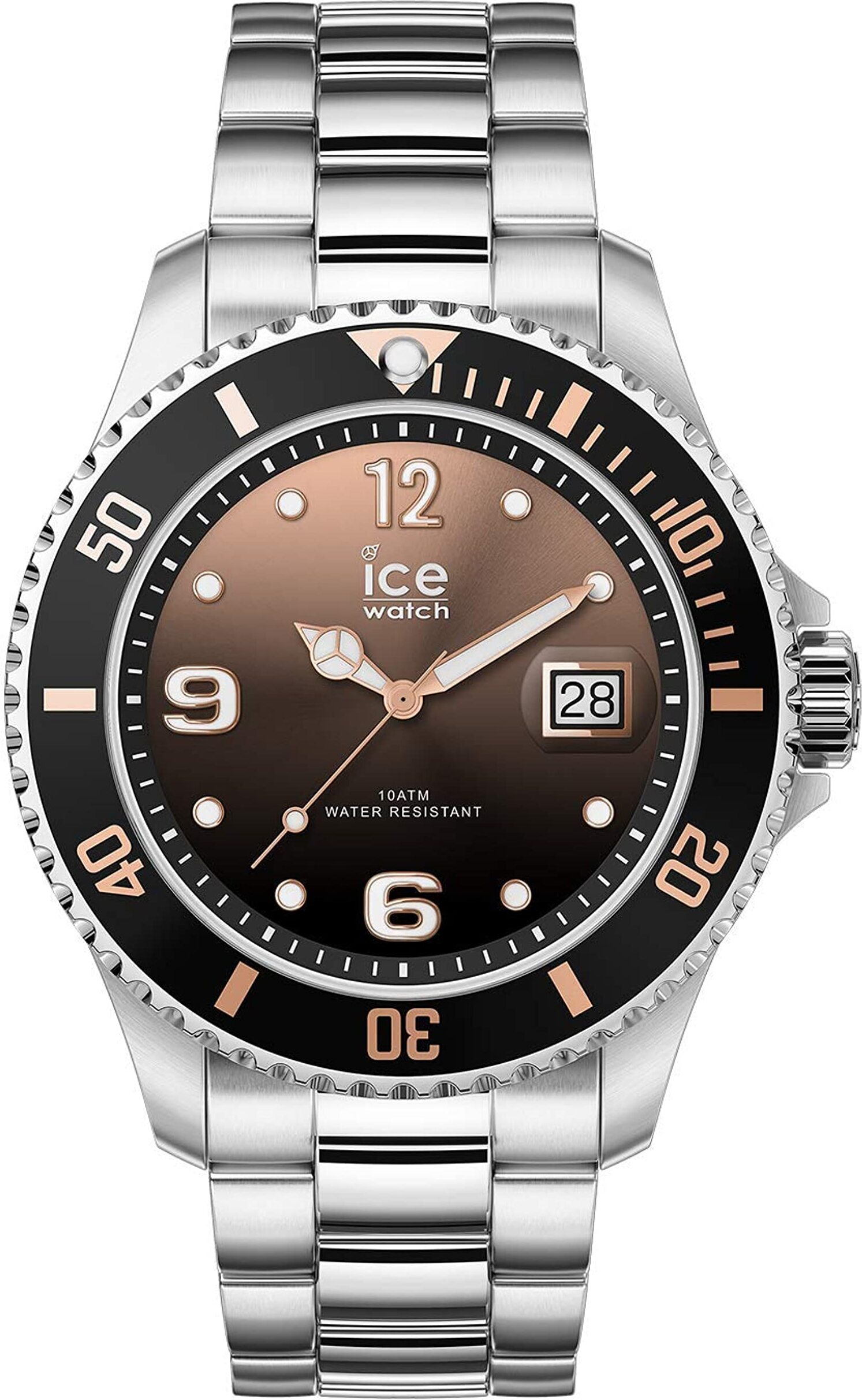 Ice-Watch - ICE Watch IW016768 - Oceľ - Black Sunset Silver - Hodinky - Stredné