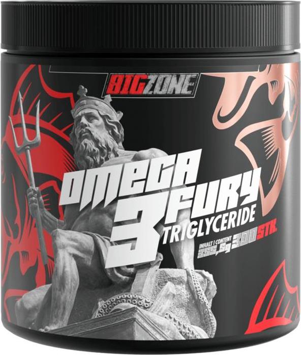 Big Zone BigZone Omega 3 Fury Triglyceride 300 Softgels Dose