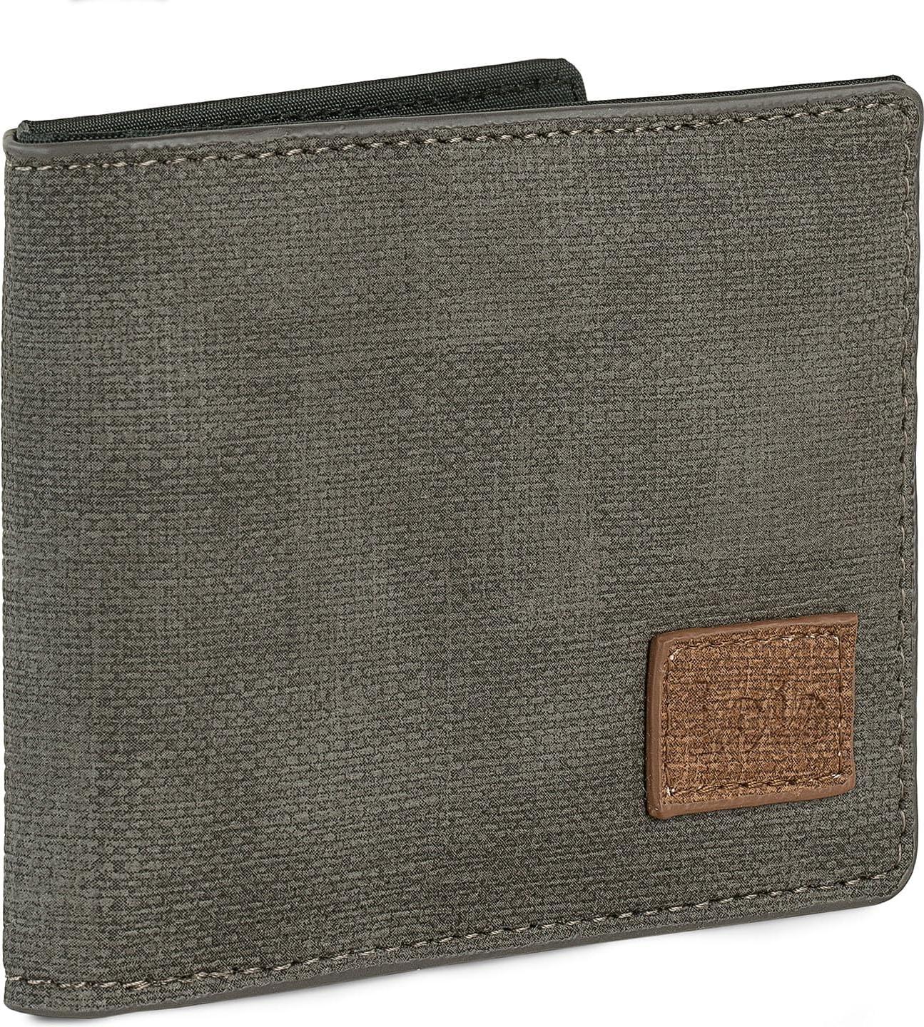 Markenlos Stilvolle Herren Geldbörse aus Leder mit RFID-Schutz