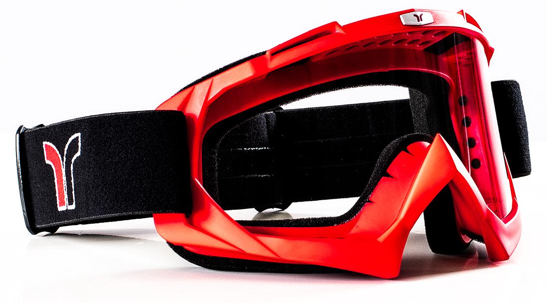 rueger-helmets RB-970 Crossbrille Endurobrille Quadbrille Motocrossbrille rueger Rot RB-970 Crossbrille rot