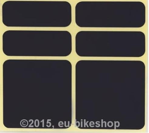 Force Stickers Reflekton Set Of 6 pcs Rahmen-Schutz Black 16354