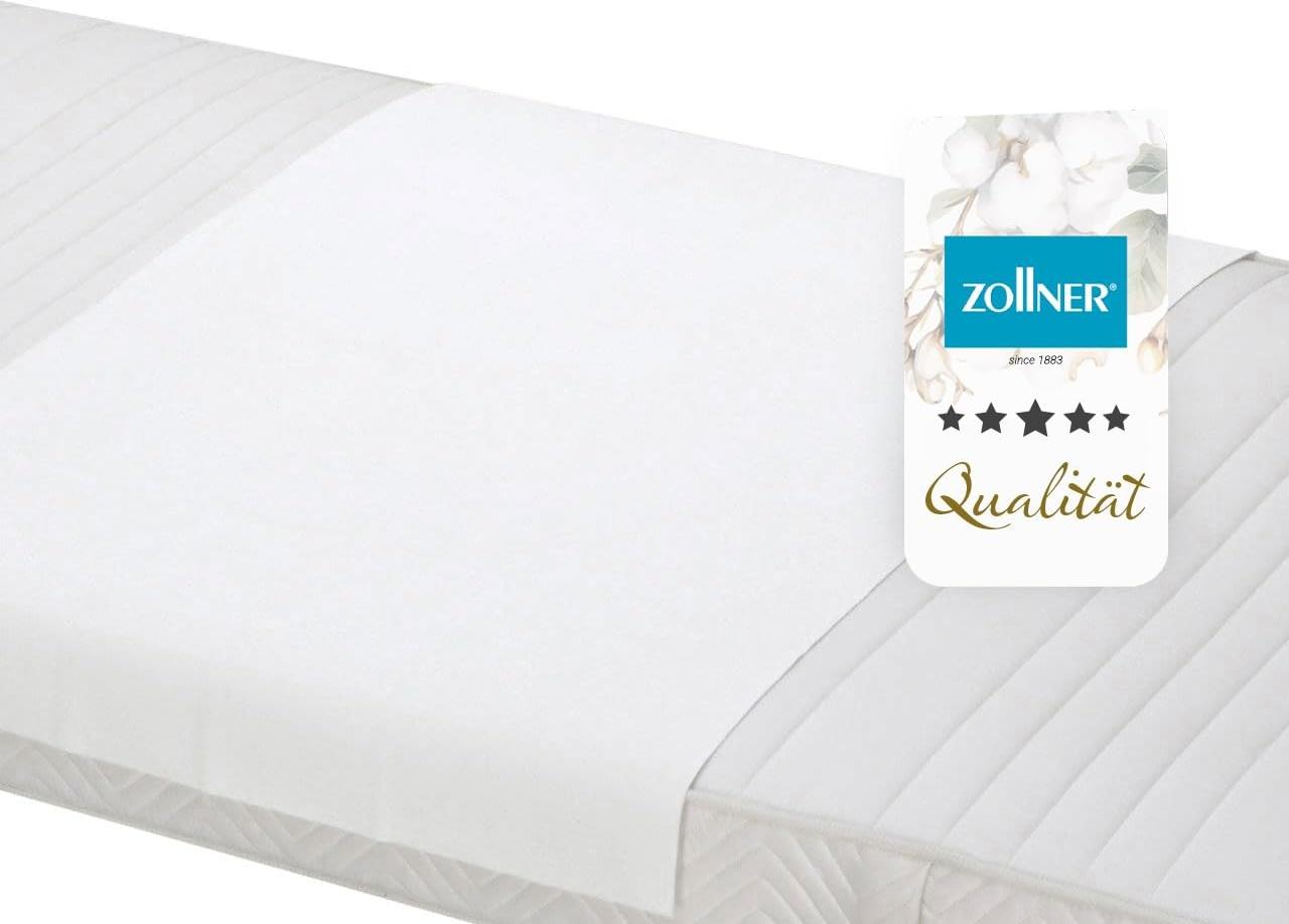 ZOLLNER 2er Set Matratzenauflagen in 50x90 cm - wasserdichter Matratzenschoner Inkontinenz Unterlage aus Baumwolle waschbar bis 95°C ®