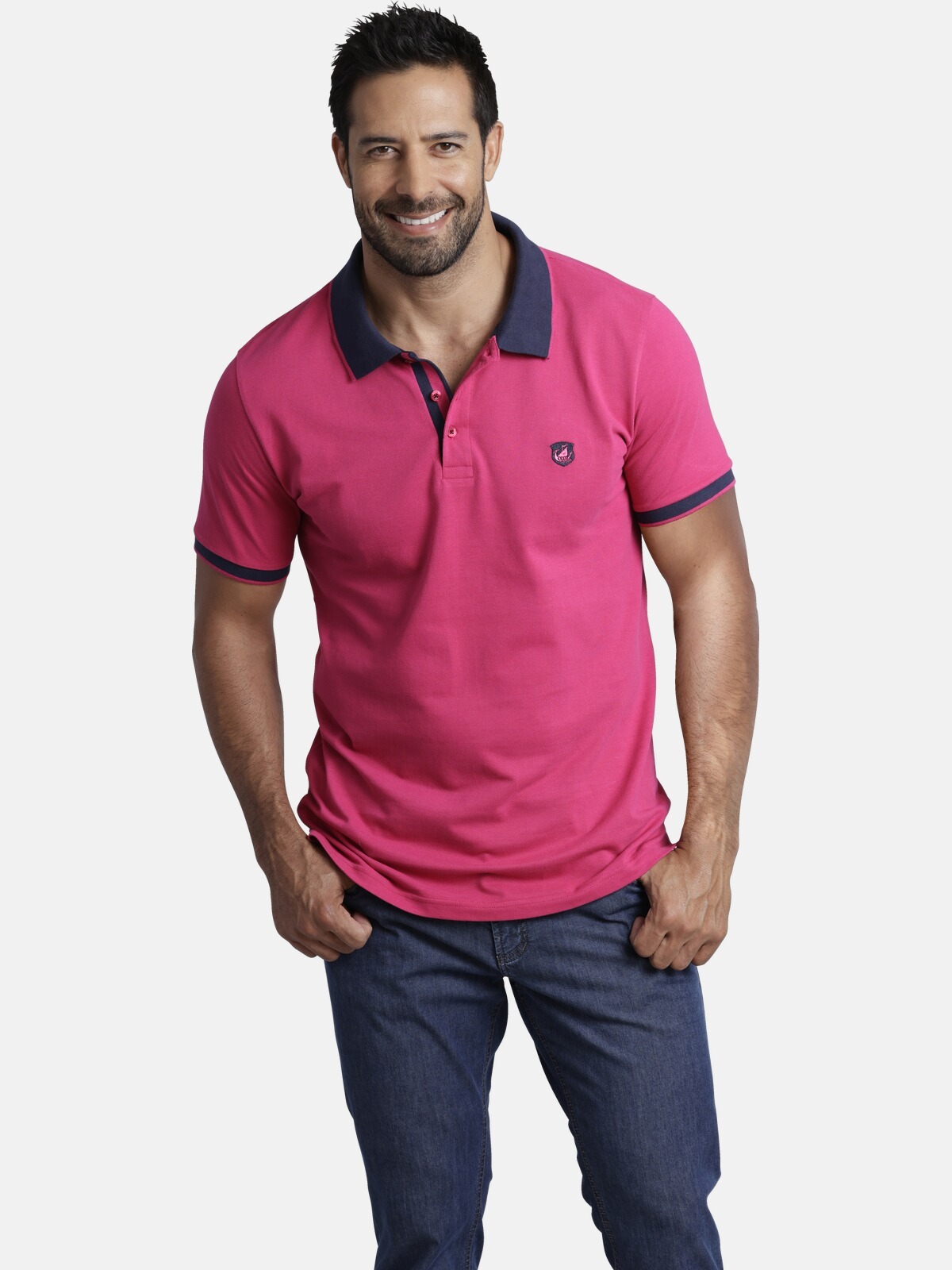 Jan Vanderstorm Poloshirt LAVRANS Herren 2390 pink 52/54 239025-0001
