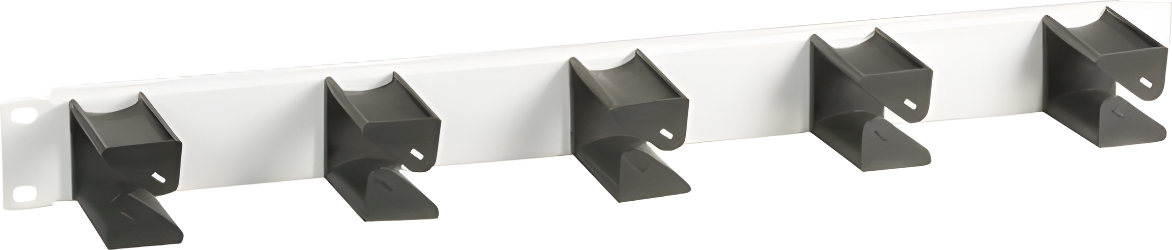 EFB 19" 1HE Kabelführungspanel, 5x Bügel für LWL, grau 699982.1
