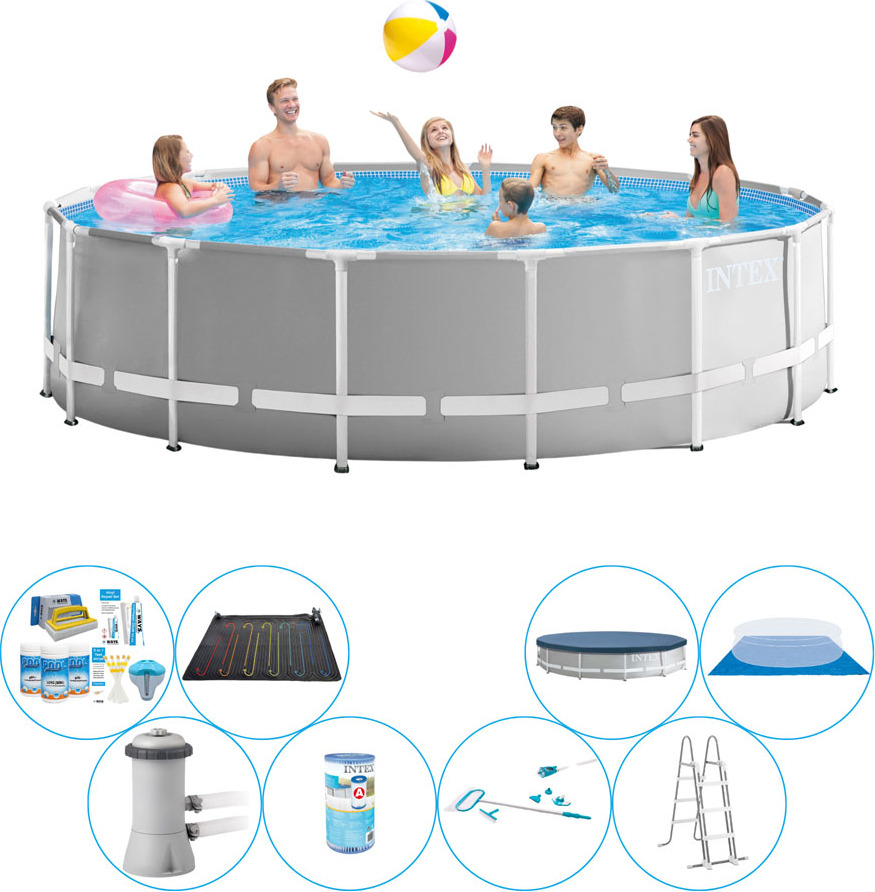 Bazénová súprava - Intex Prism Frame Round 457x122 cm