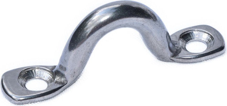 Tivendis Wandöse Befestigungsöse Wandhaken Befestigungshaken Edelstah 65mm (Ø8mm) V4A