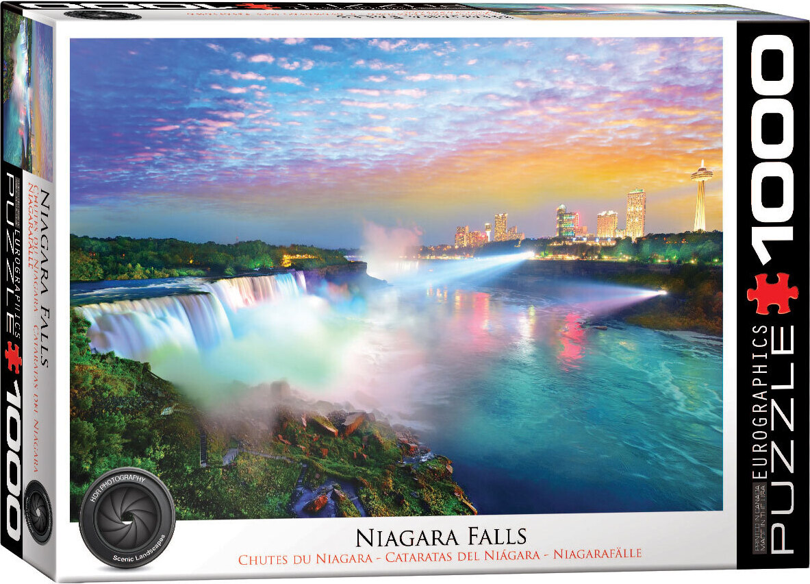 Empireposter 1000 Teile Puzzle Niagarafälle bei Nacht 853288