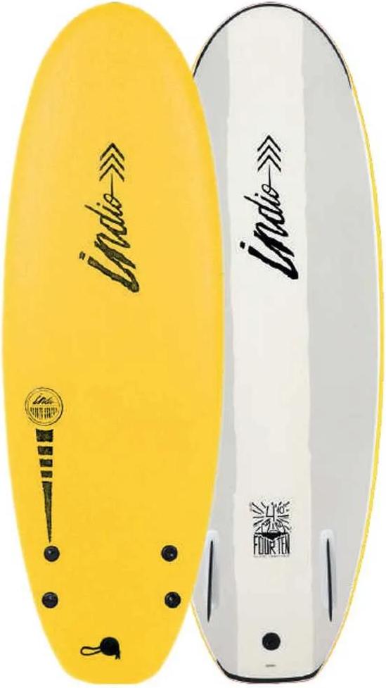 Indio Rookie 4'10'' Surfbrett Gelb 147.3 cm Gelb 147.3 cm