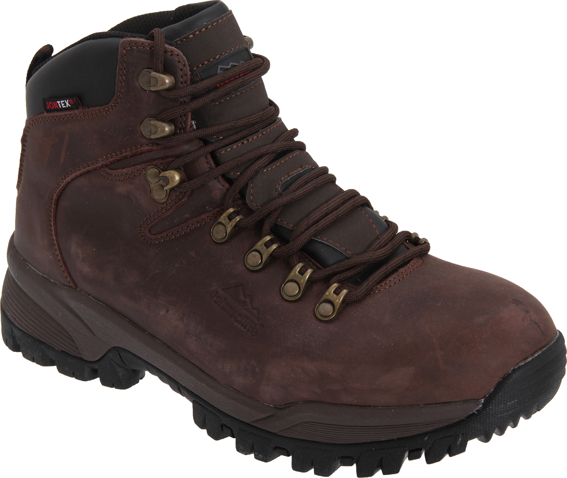 Johnscliffe Pánske kožené turistické topánky Canyon DF552 (48 EU) (Brown)