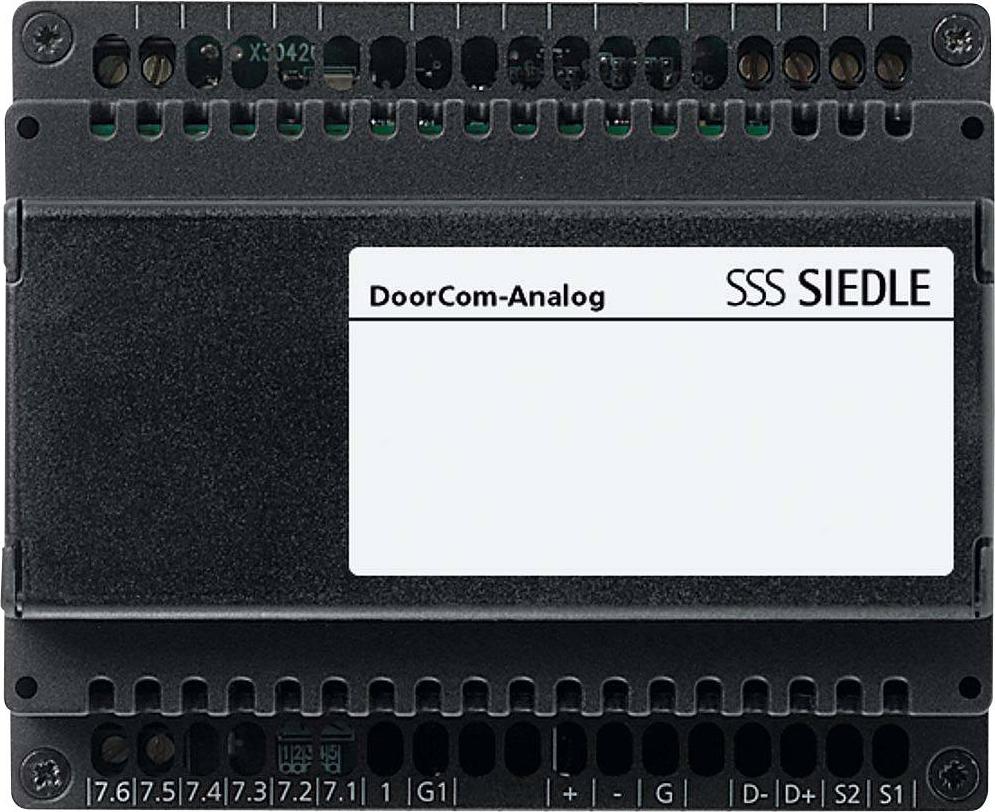 Siedle DCA 650-02, Zugangskontrolle, Schwarz, Siedle, CE, 0 - 40 °C, 107 mm 200032470-00