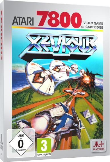 Atari Xevious ATARI7800+ kompatibel mit ATARI 2600+, 7800+ und 7800 RETSAXE