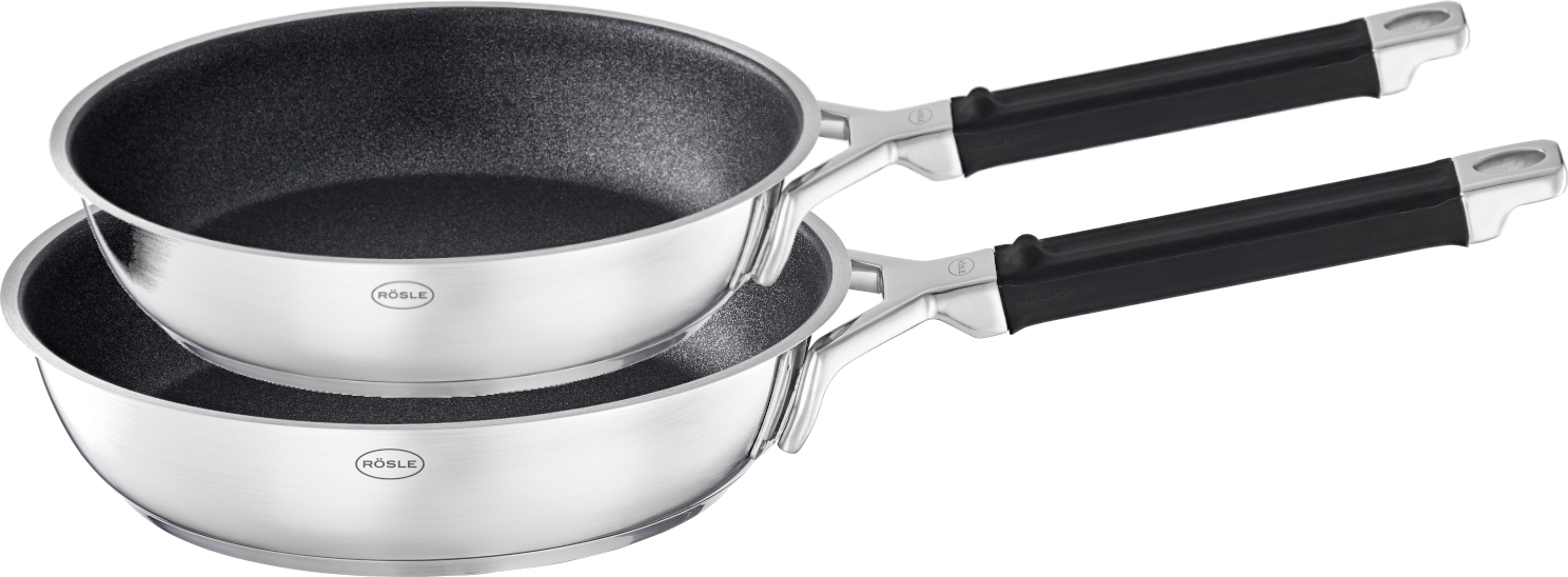 Rösle Silence® Pro Pfannen-Set 2tlg. 24 & 28 cm
