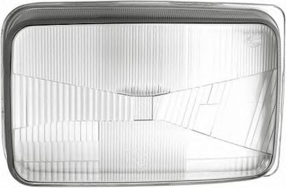 HELLA Scheinwerferglas Lichtscheibe Hauptscheinwerfer 9ES 140 722-005 Rechts für DAF 85