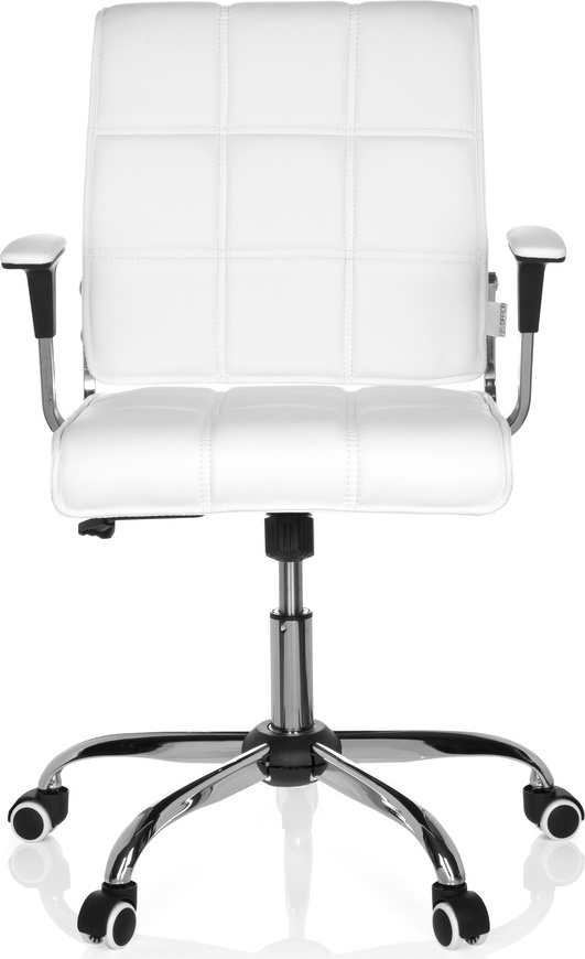 hjh OFFICE Kancelárska stolička ERNESTO Kancelárska stolička s podrúčkami z imitácie kože Otočná stolička