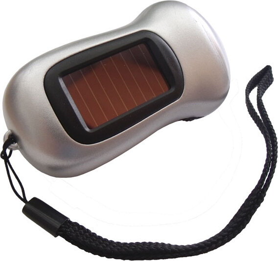 Mauk Solar Kurbel LED Handlampe 1231