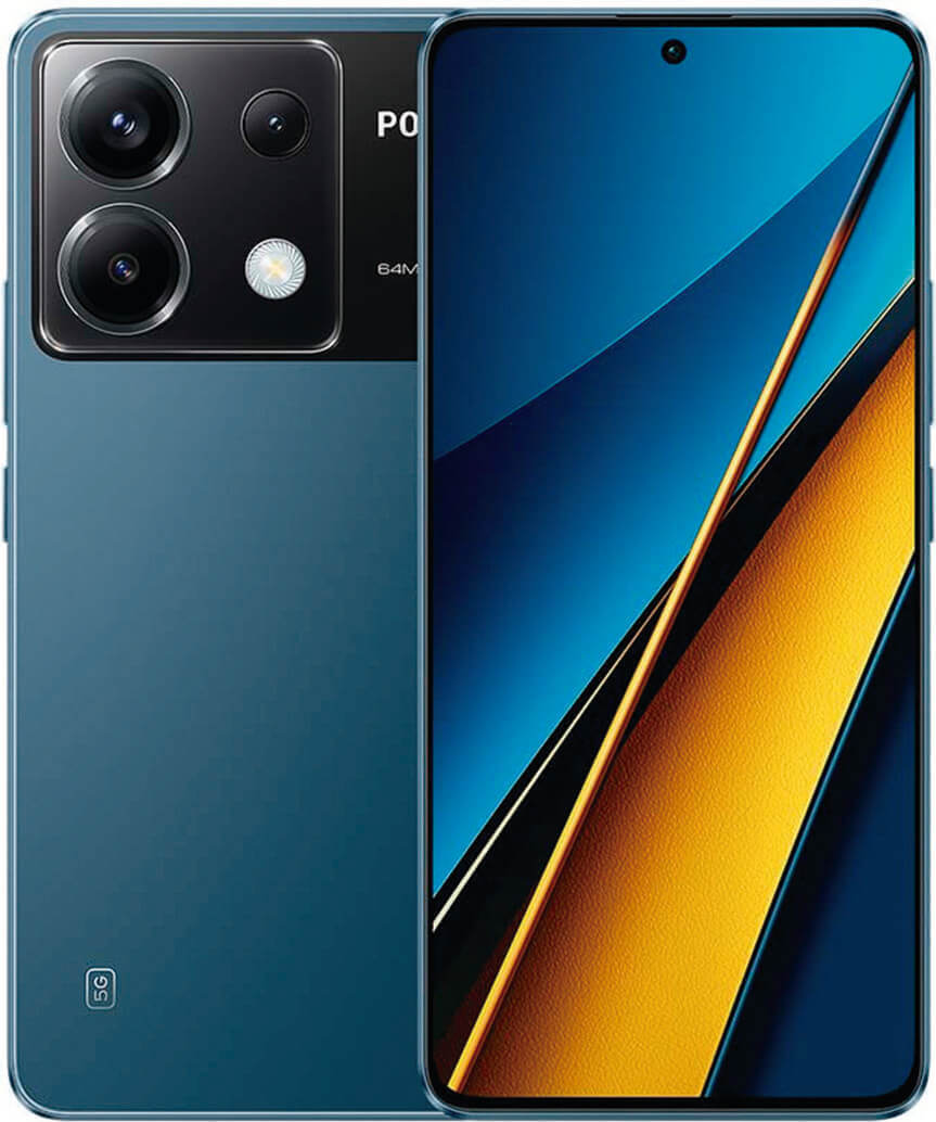 POCO X6 8 +256GB 6.67" 5G Blue DS EU  POCO