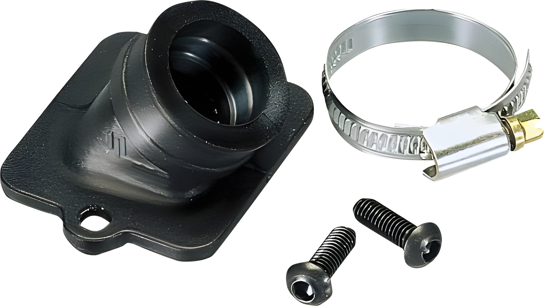 Polini Ansaugstutzen, kurze gerade Resonanzlänge für Piaggio, 21mm Durchlass / 24mm Anschluss 215.0405
