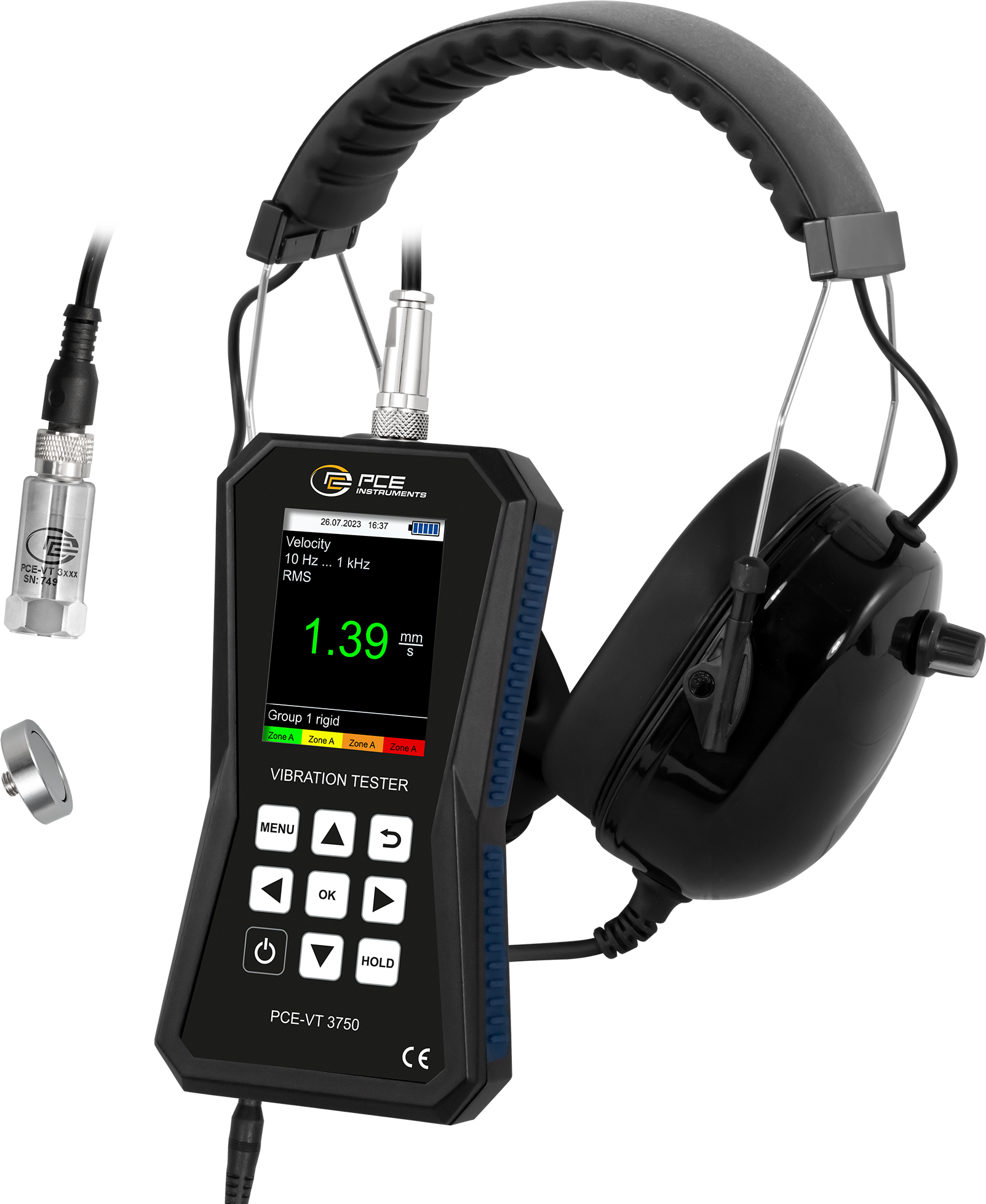 PCE Instruments Schwingungsmesser PCE-VT 3750