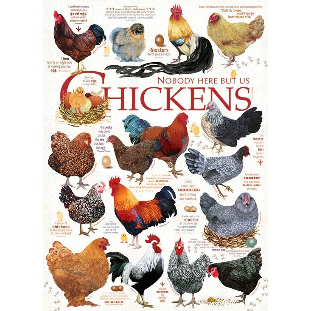 Cobble Hill Chicken Quotes, 1000 Stück(e) 40137
