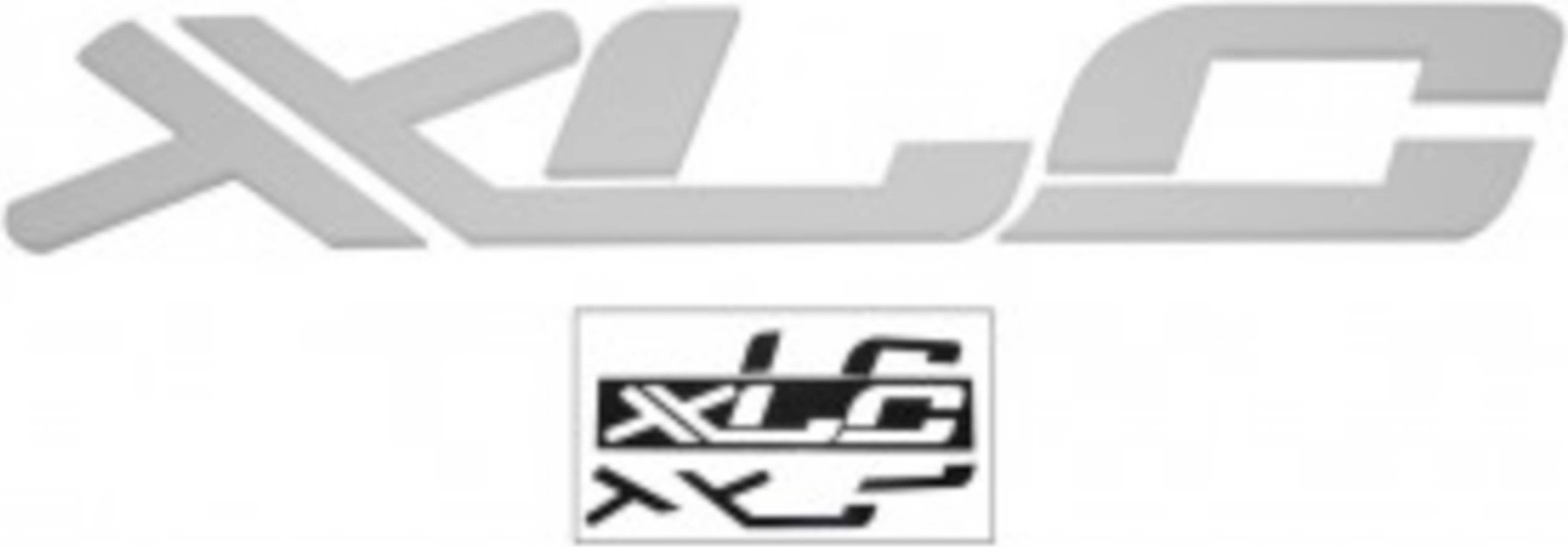 XLC 3D Logo zum Aufkleben weiß,45 x 7 x 1cm, f. XLC Shopwand 2050 3D Logo weiá