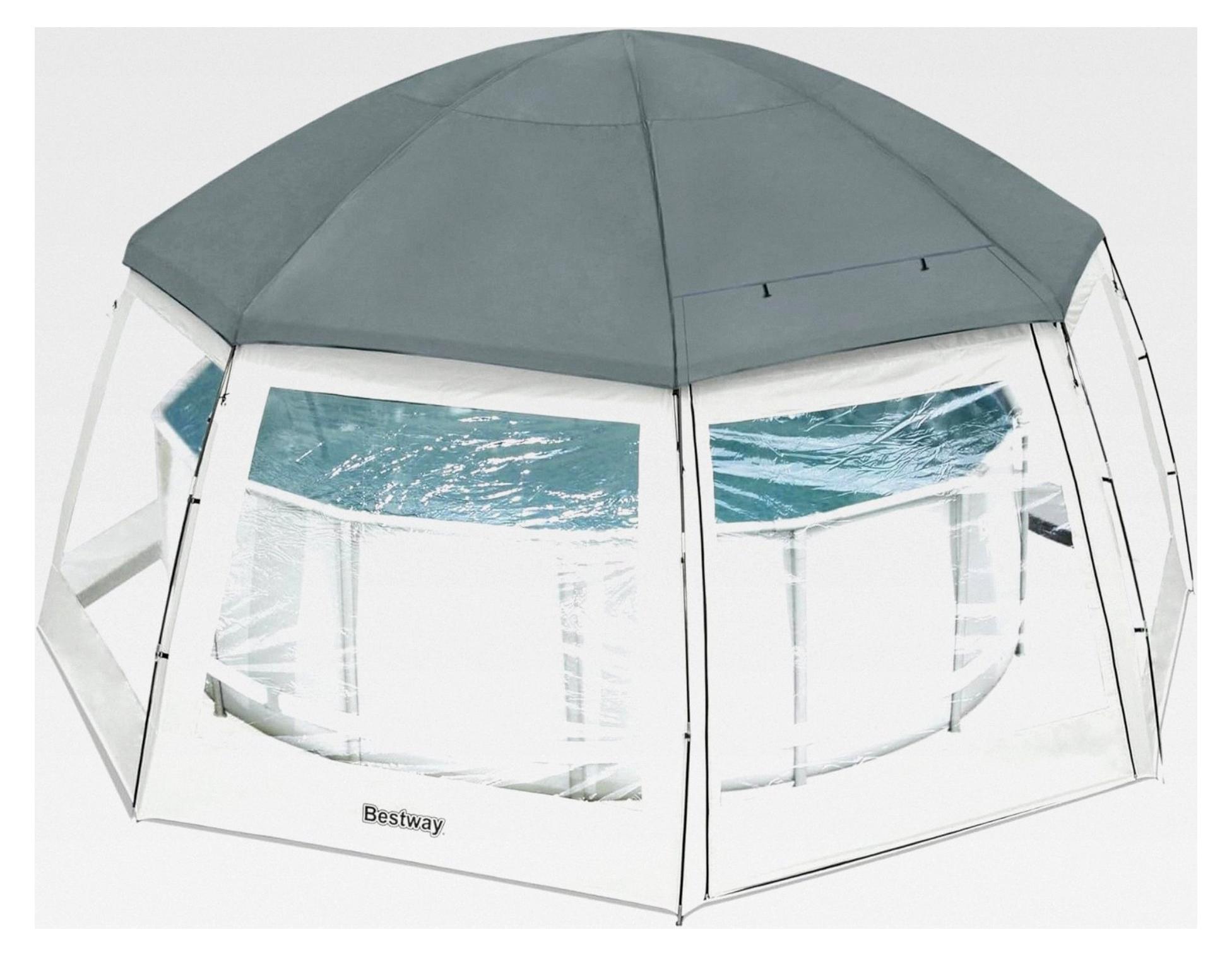 Pavillon für runde Pools, 600 x 295 cm
