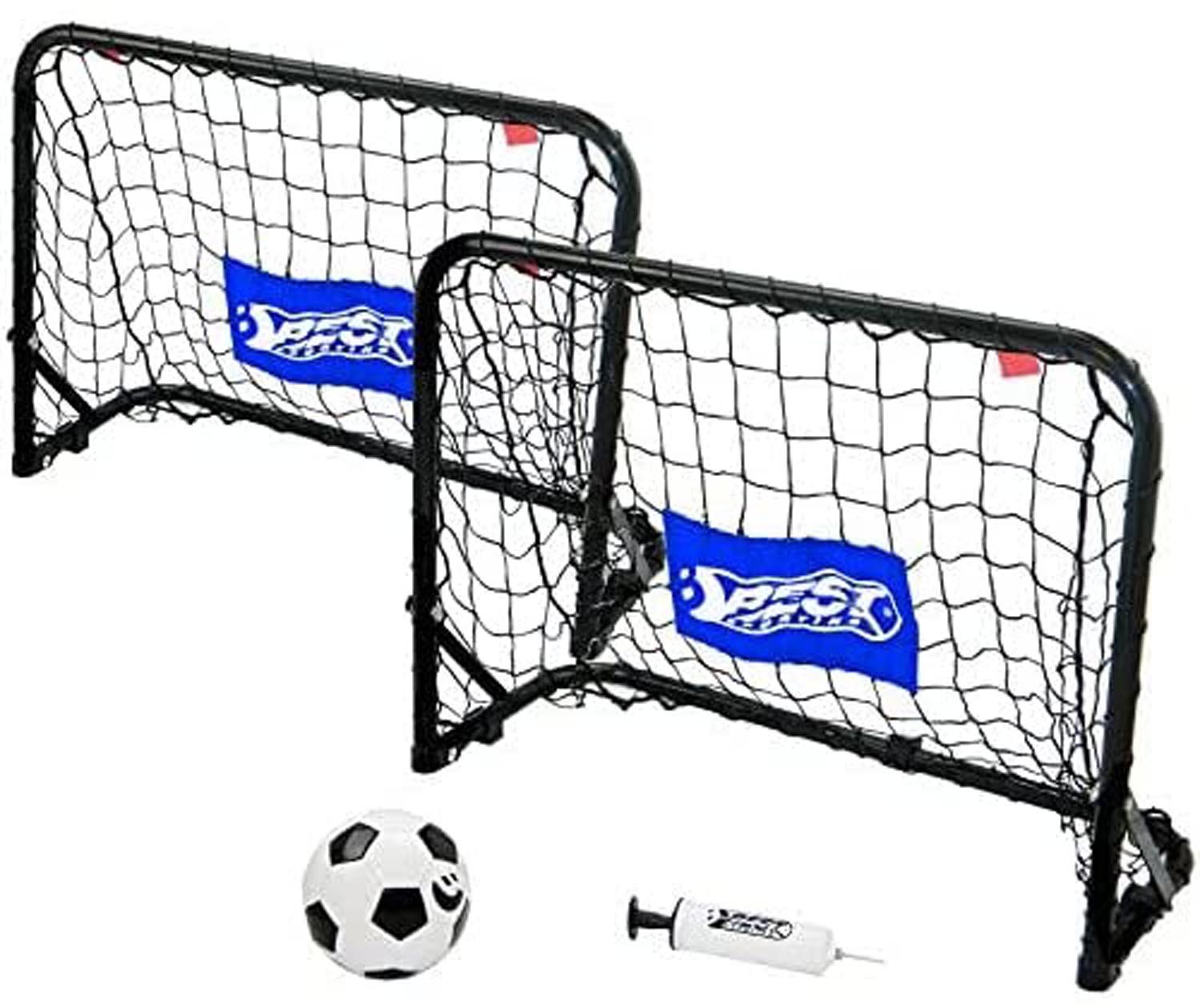 Fußballtor-Set komplett mit Fußball Maße ca Netz & Torwand 119 x 71 cm Pumpe 