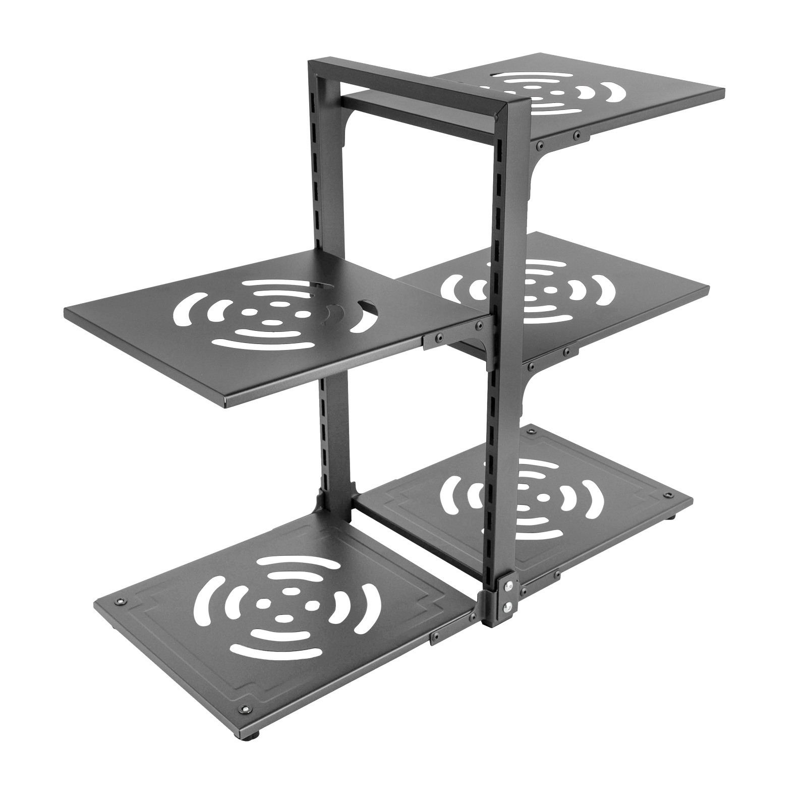 easybuy Töpfe und Pfannen Veranstalter Grau einstellbare Pfanne max 15kg Pan Veranstalter Rack für Schrank 4874878
