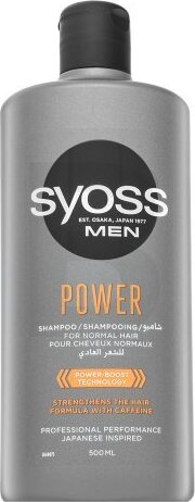 Syoss Men Power Shampoo posilňujúci šampón pre mužov 500 ml