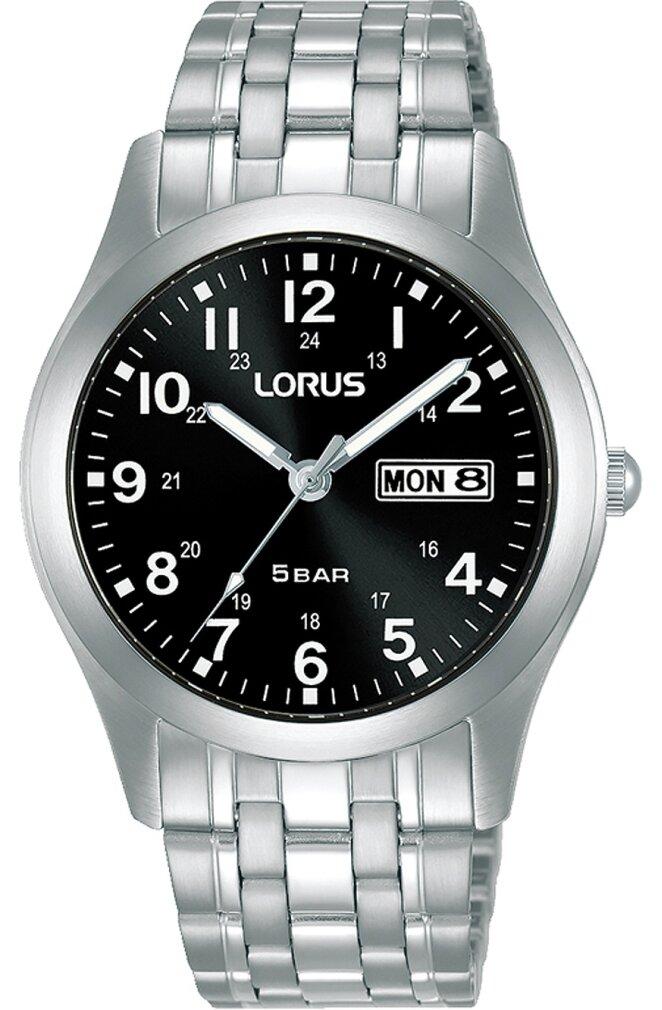 Lorus Herren Halskette mit Anhängeruhr Rxn73Dx5 Quarz Analog Datum 5 ATM Kunststoff 20 mm