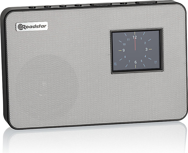 Roadstar HRA-590D+/SL Heimradio mit DAB+ und FM-Tuner, Aux-In und Kopfhörerausgang Sleep-Timer und Doppelalarm AC/DC