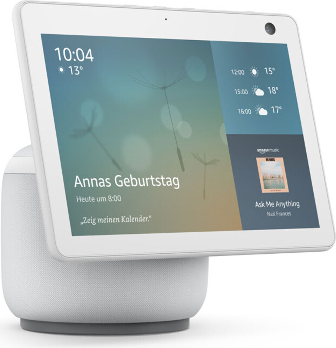 Amazon Echo Show 10 weiß Smart Home Hub mit Bildschirm