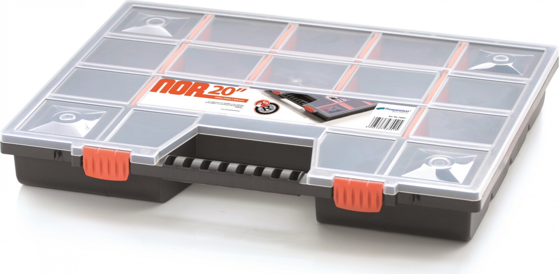 Prosperplast Sortimentsboxen Sortimentskasten Sichtkasten Sortierkasten NOR NORS NORP : NOR 20 NOR20