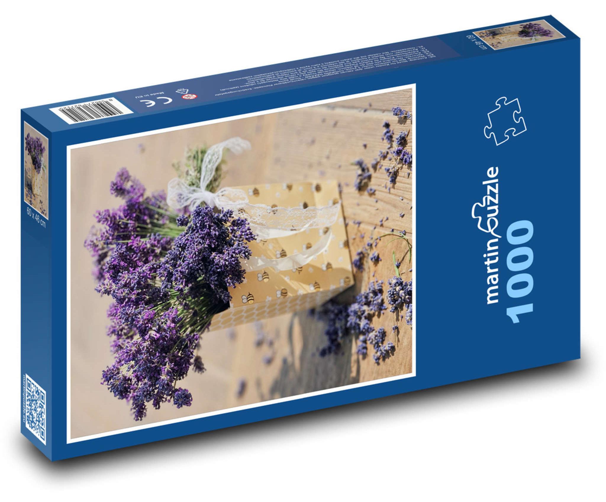 MCprint Puzzle 1000 Getrocknete Lavendelblüten - martinpuzzle