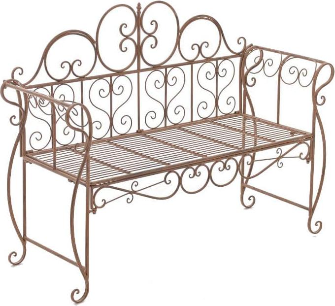 GARTENBANK - SOFA - Einfache Montage, zeitloser Blickfang | Farbe: Antikes Braun