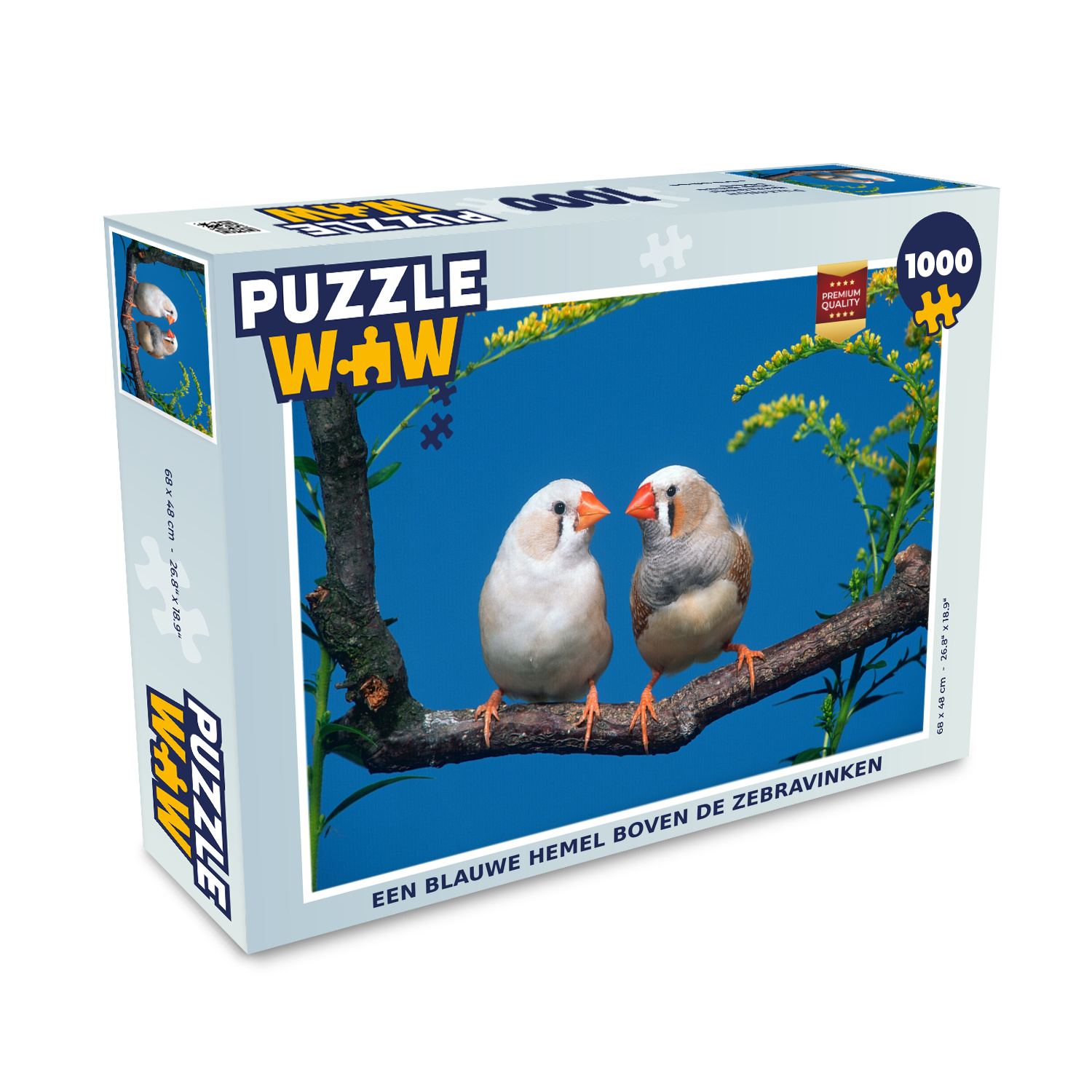 MuchoWow® Puzzle 1000 Teile Ein blauer Himmel über den Zebrafinken - Erwachsene - Rätsel 136|3740792