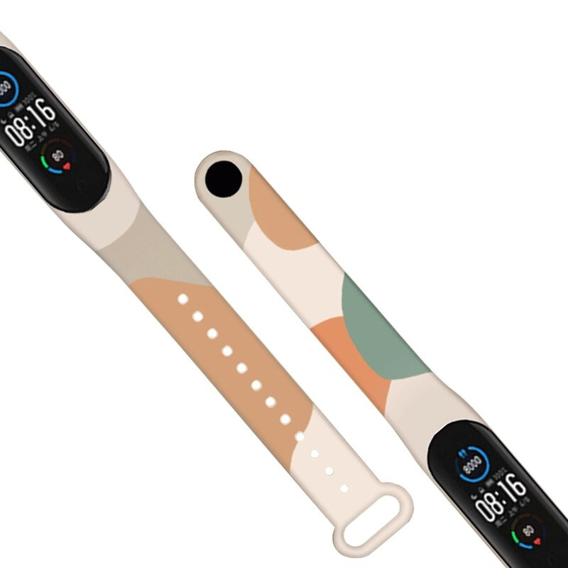 Náhradný silikónový náramok Moro Camo pre Xiaomi Mi Band 4/Mi Band 3, Camouflage-8