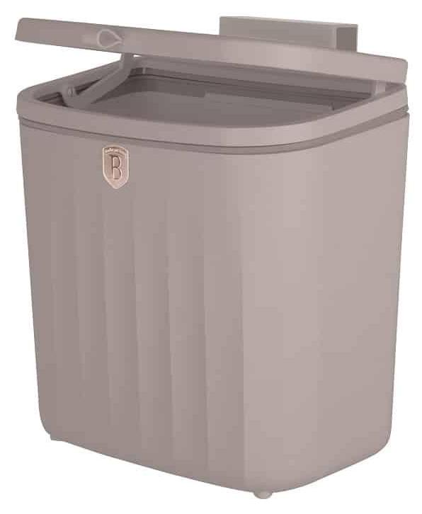 Berlinger Haus BH8888 Hngender Abfalleimer 7L | Matt Taupe