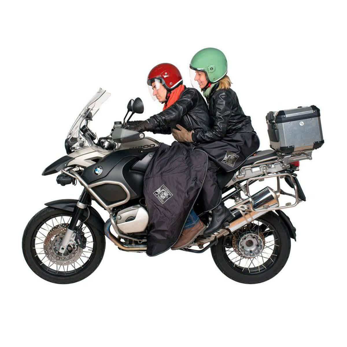 TUCANO URBANO R092N Thermobeinabdeckung schwarz mit schwerem Nylon-Außenmaterial