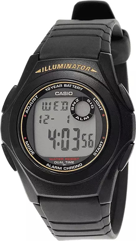 Pánske hodinky Casio F-200W-9ADF (ZD151D) + krabička