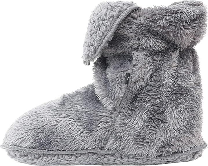 SHMSHNS Hüttensocken Herren & Damen Winter, Rutschfeste Hausschuh Socken, Dicke Pantoffel Socken, Weiche Stoppersocken, Slipper Socken, Warme Hüttensocken Winter Weihnachtssocken Geschenk 1 Paar