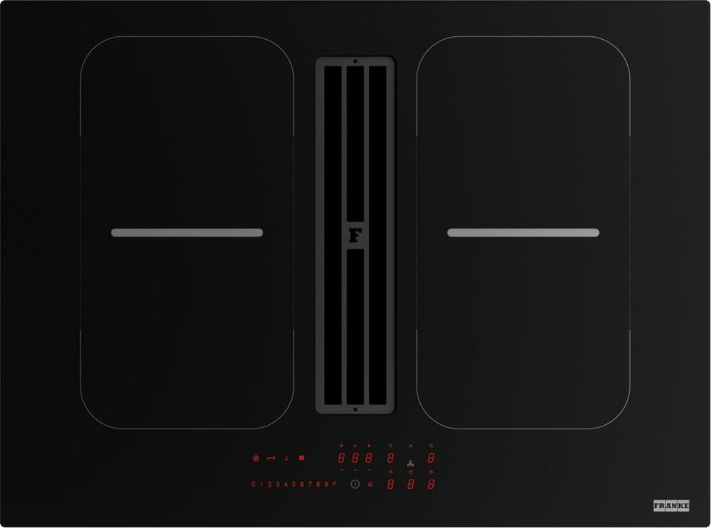 Franke Smart FSM 7081 HI, Čierna, Vstavaný, 70 cm, Indukčná varná doska so zónami, Sklo, 4 zone(s)