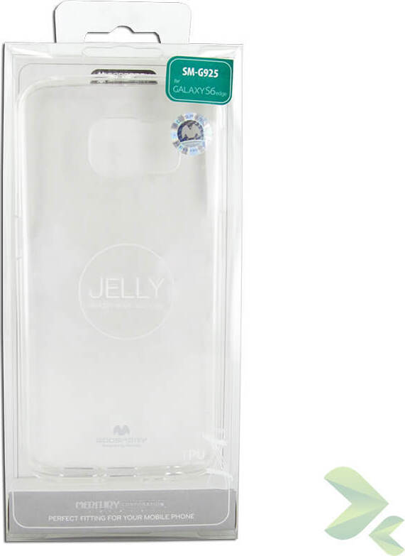 Mercury Transparent Jelly - puzdro pre Samsung Galaxy S6 Edge (číre)