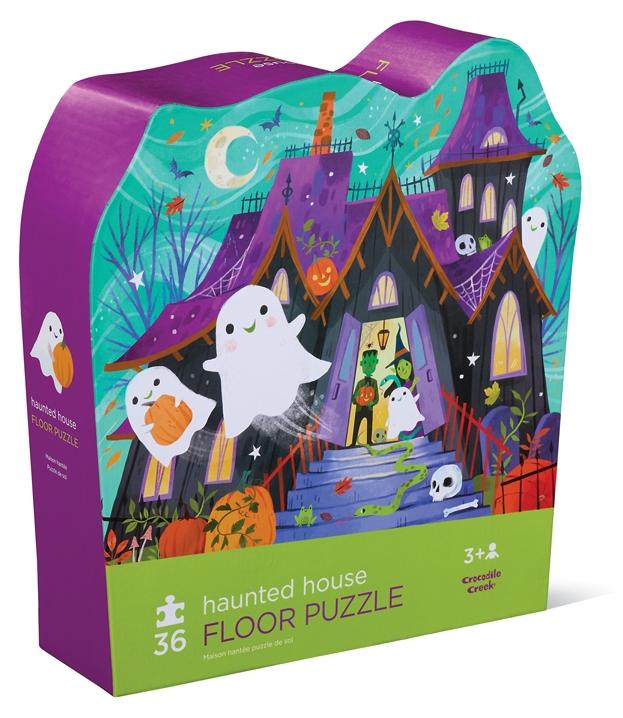 Crocodile Creek Puzzle Halloween Spukhaus 36 Teile Karton CC40202
