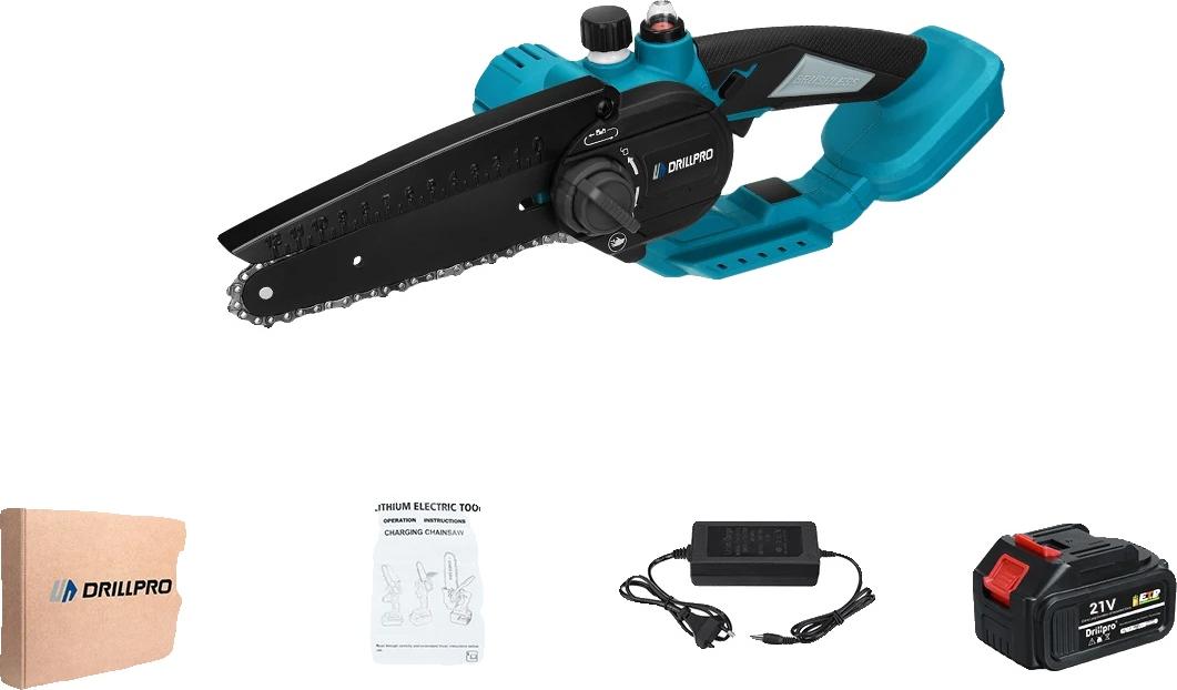 Reťazová píla, bezkartáčový motor, akumulátor, 1 batéria, EÚ